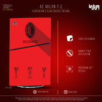 PS 5 Slim skin with AC Milan F.C. 