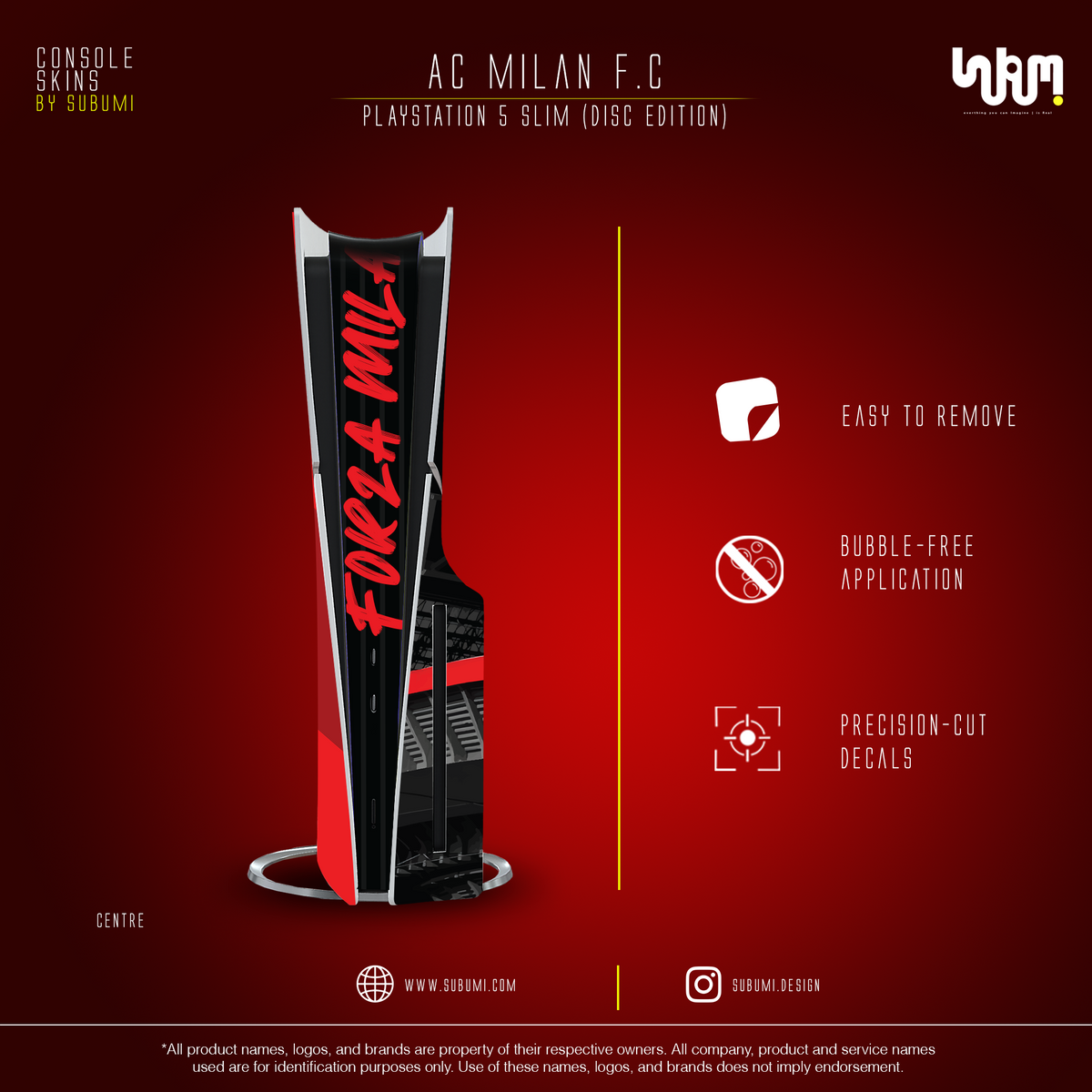 AC Milan F.C. PS 5 skin 