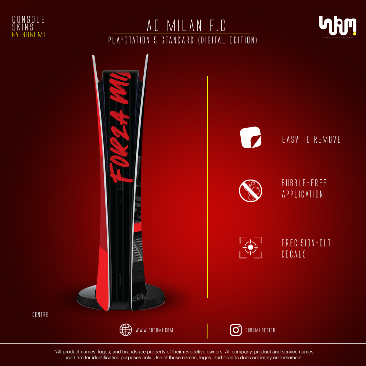AC Milan PS5 SKIN 