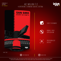 PlayStation 5 Subumi Skin AC Milan