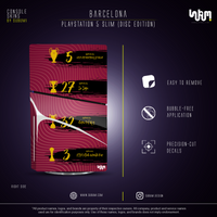 Barcelona Console Skin by SUBUMI — PS5 Slim Disc, right side