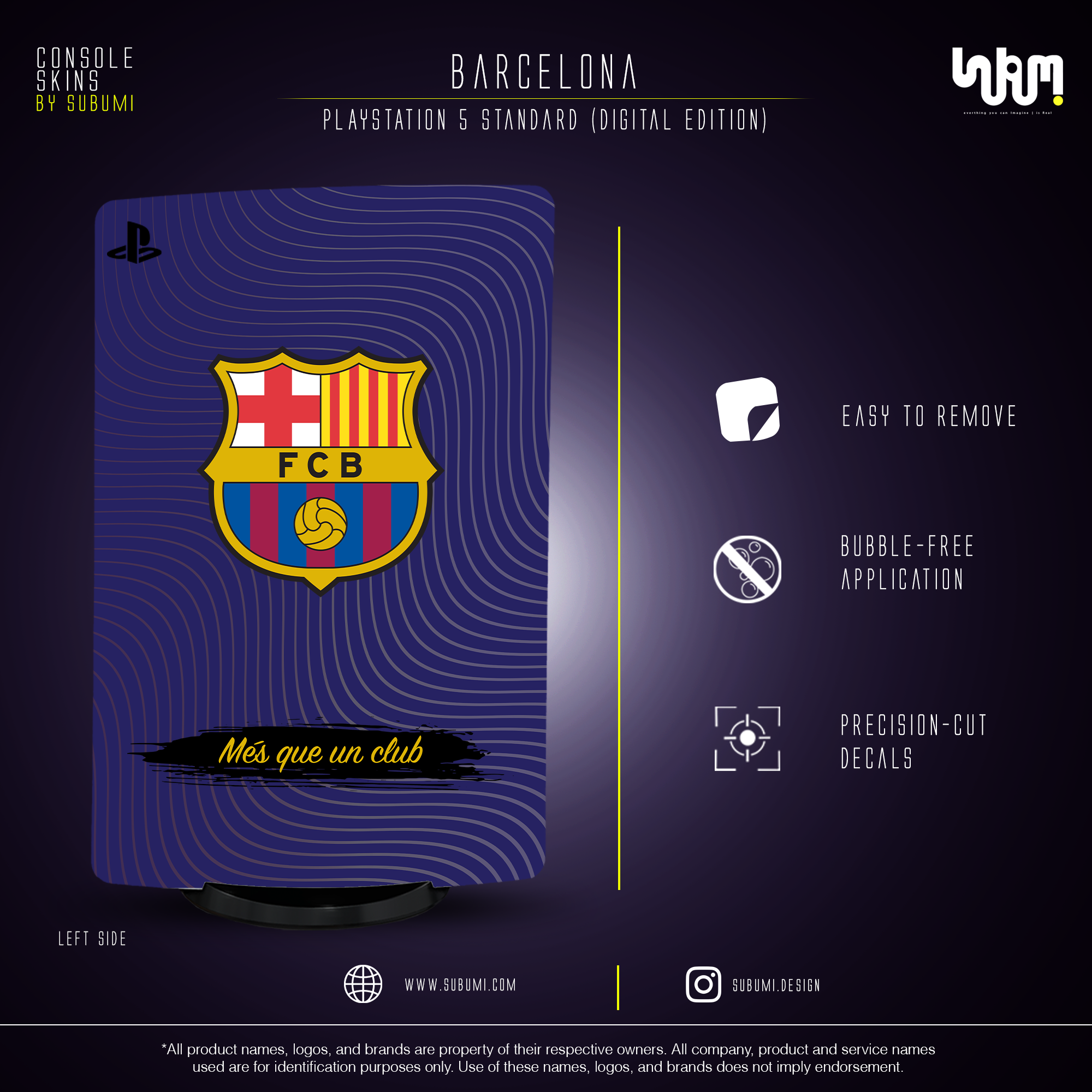 Barcelona Console Skin by SUBUMI