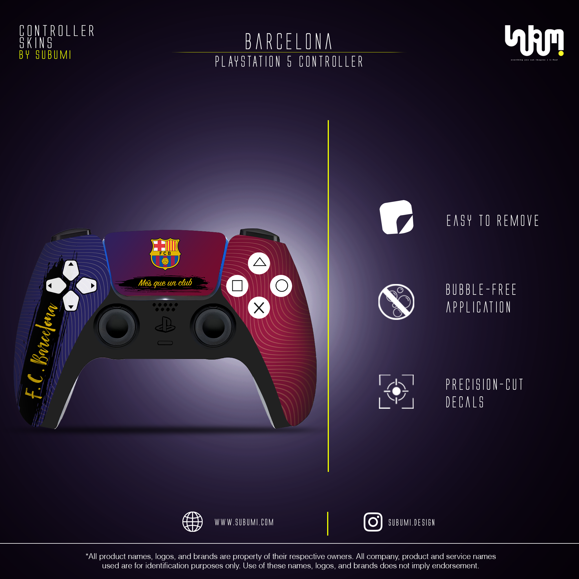 Barcelona Controller Skin 