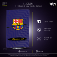Barcelona Console Skin by SUBUMI — PS5 Slim, left side