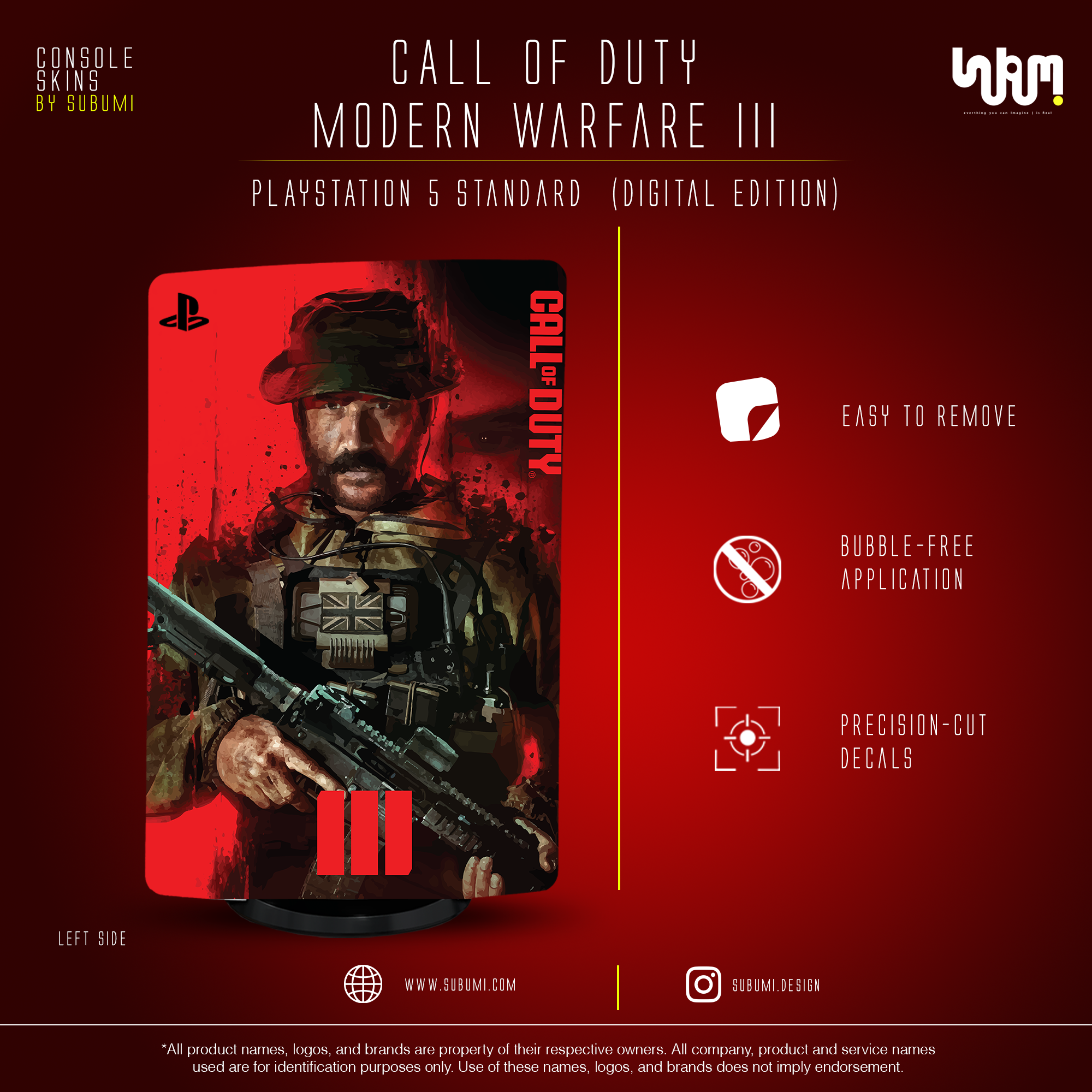 Call of Duty MW3 console skin