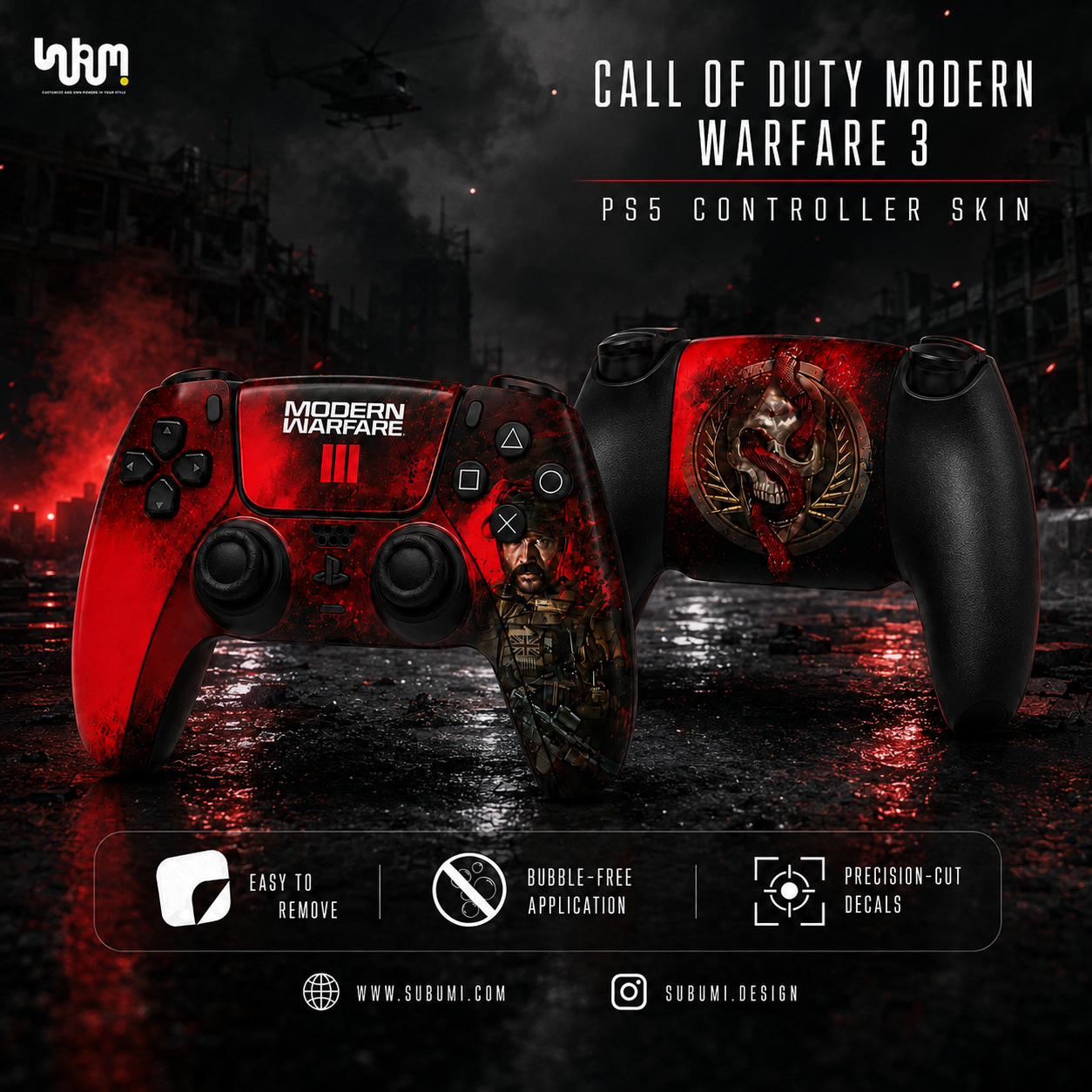 Call of Duty: Modern Warfare III PlayStation 5 Controller Skin by SUBUMI