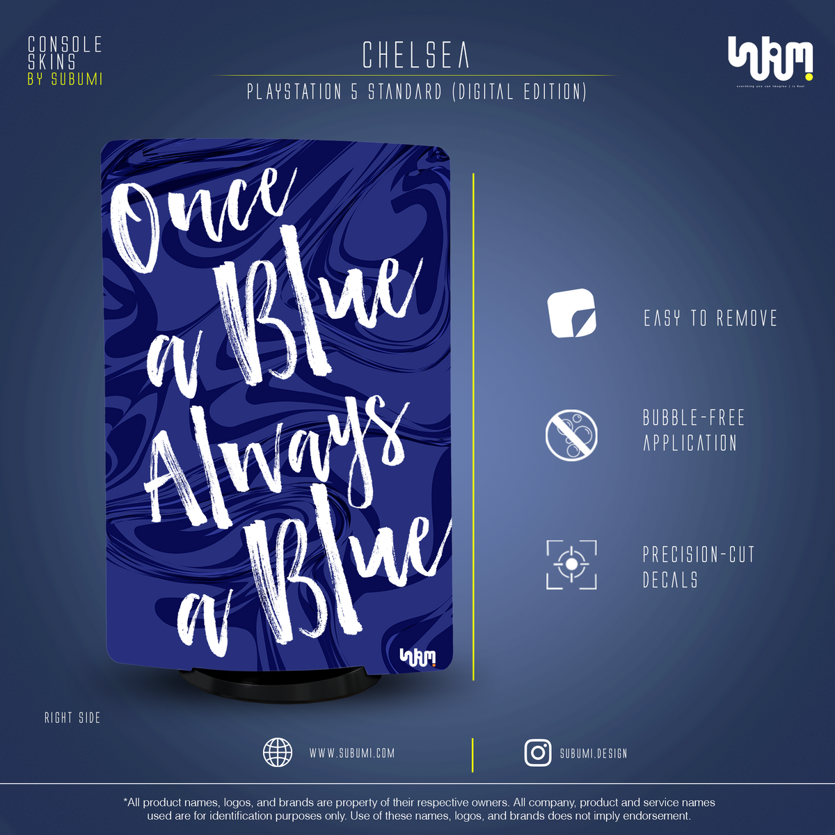 SUBUMI Chelsea PS5 Skin 