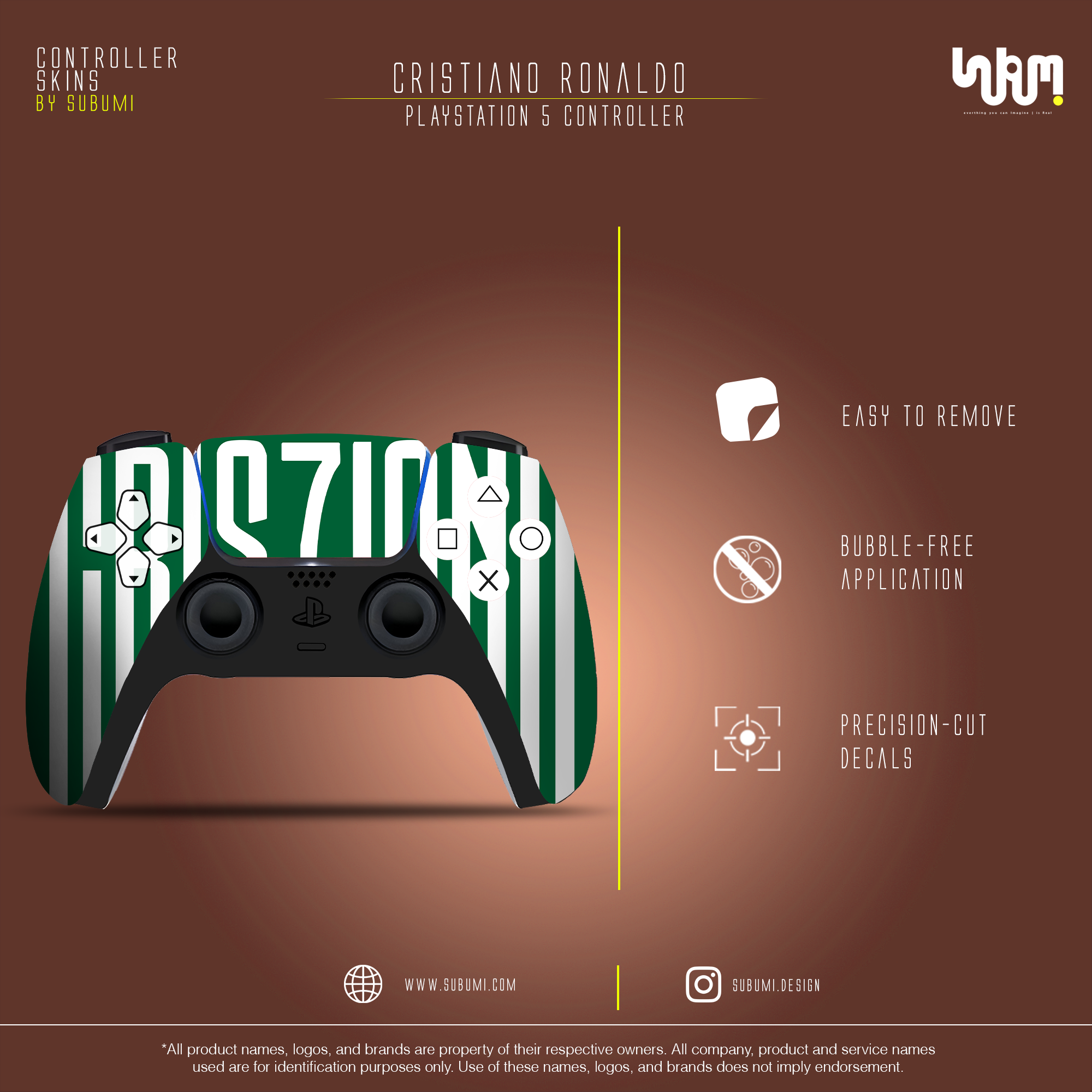 Cristiano Ronaldo Controller Skin by SUBUMi