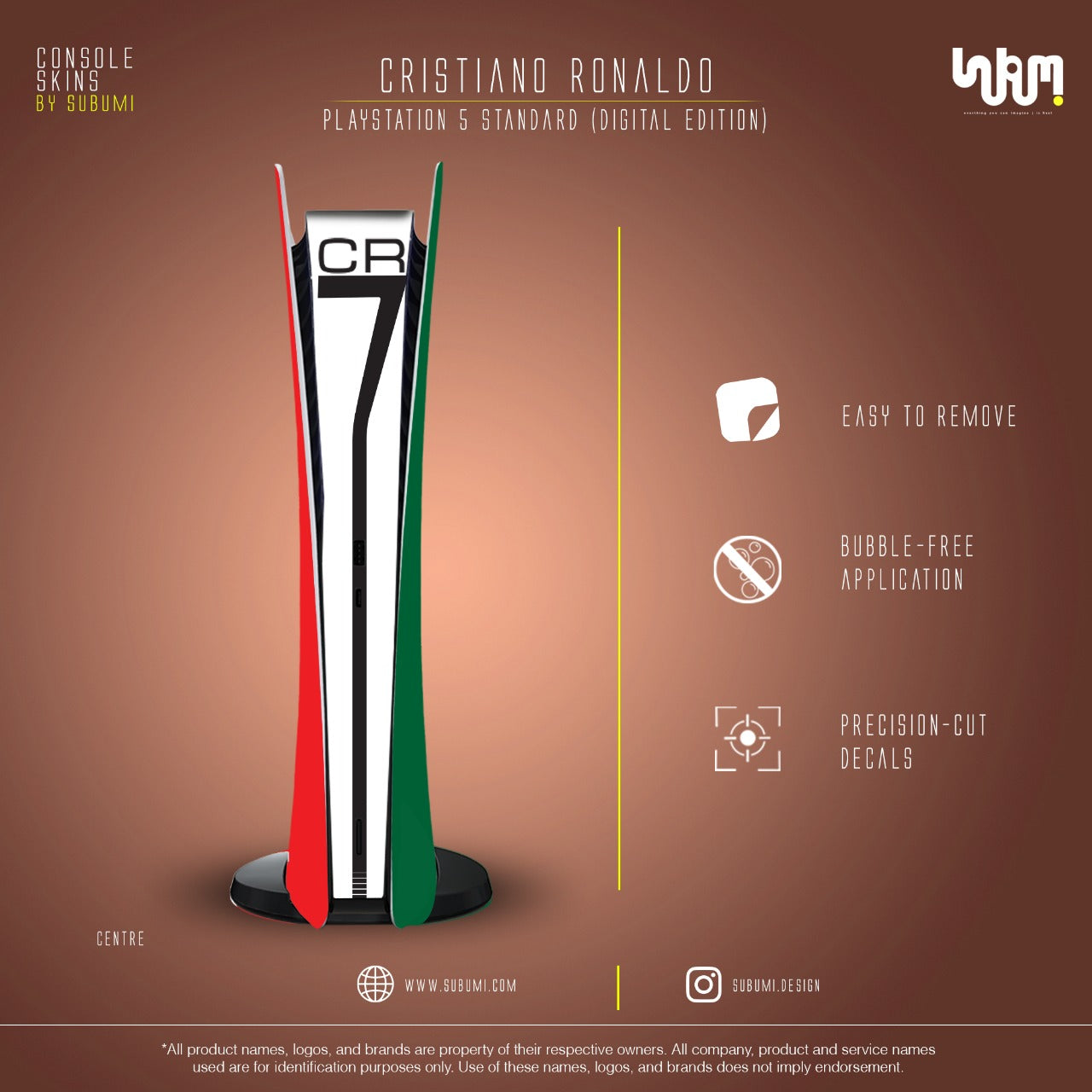 Cristiano Ronaldo PS5 Skin by SUBUMI