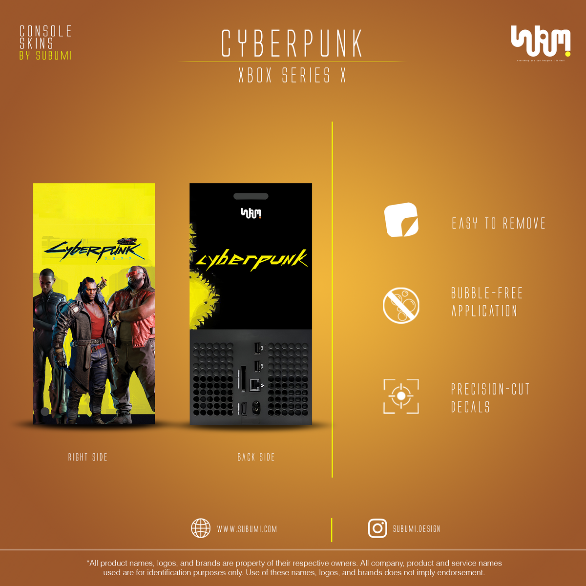 Cyberpunk 2077 Console Skin by SUBUMI — Xbox, right side
