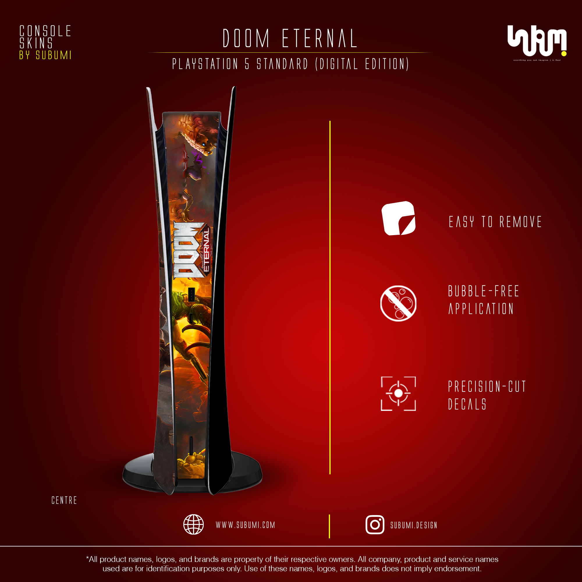 DOOM Eternal PS5 Skin by SUBUMI