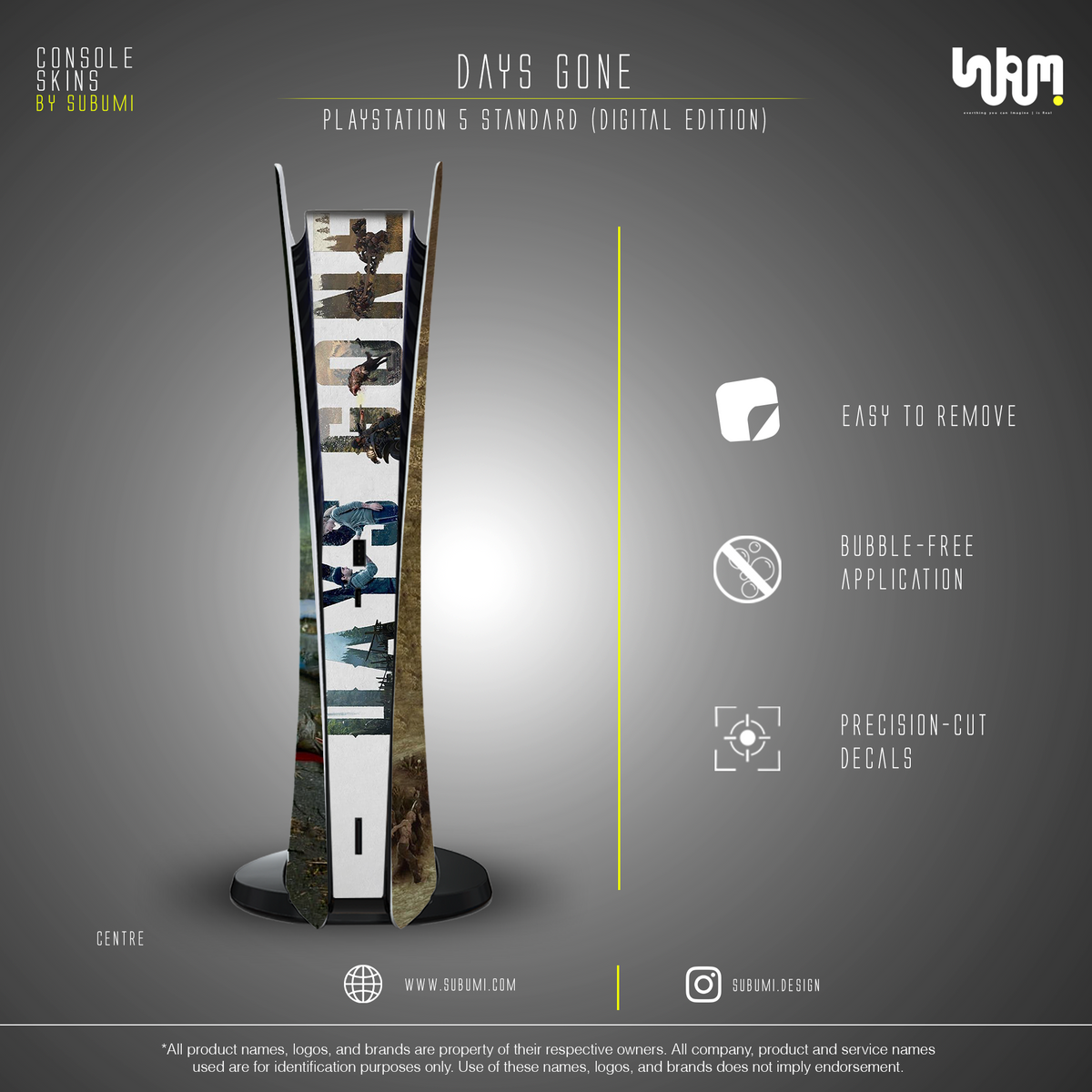 SUBUMI Days Gone PS5 Skin