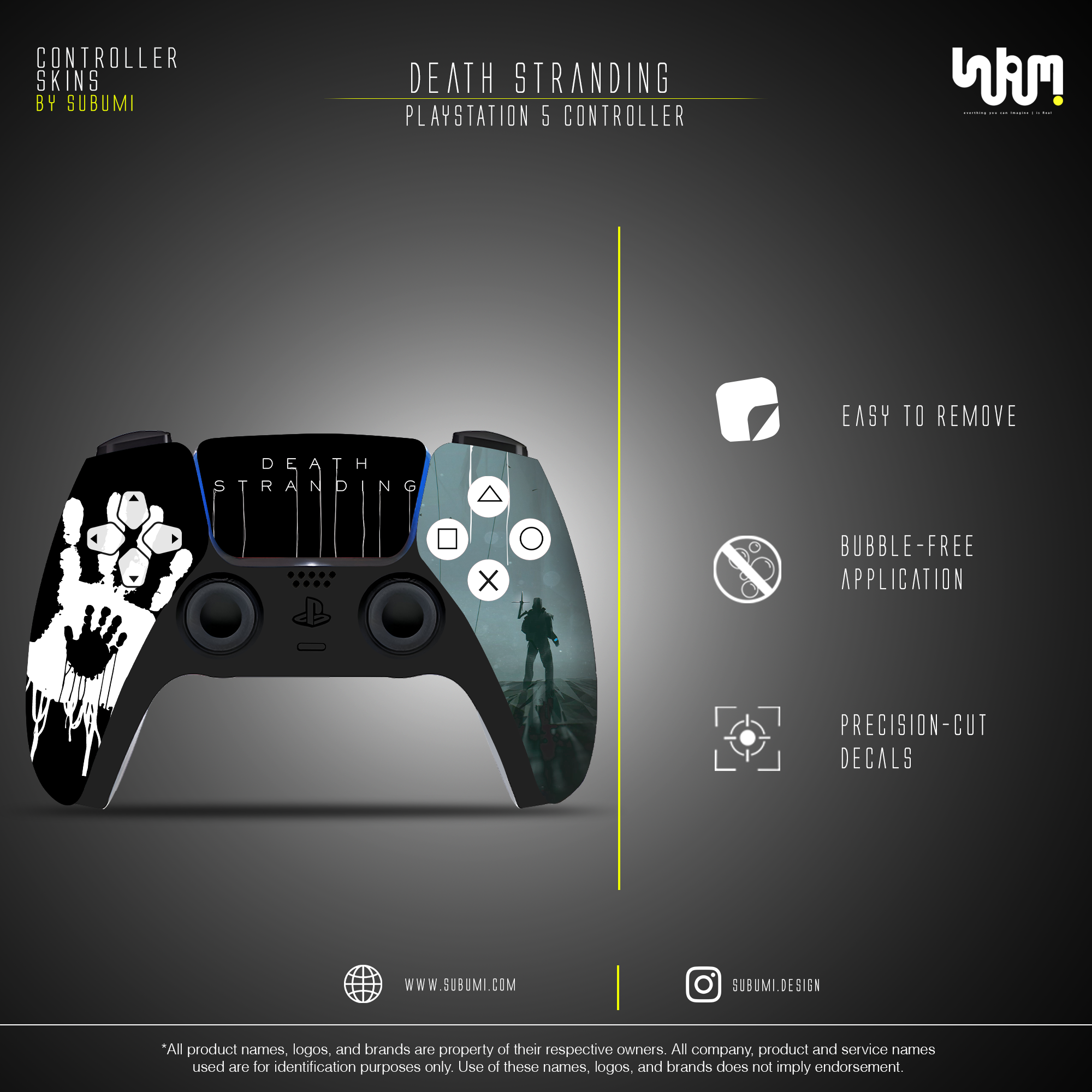 Death Stranding Controller Skin by SUBUMi