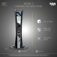 Destiny 2 Console Skin by SUBUMI — PS5 Slim, centre view