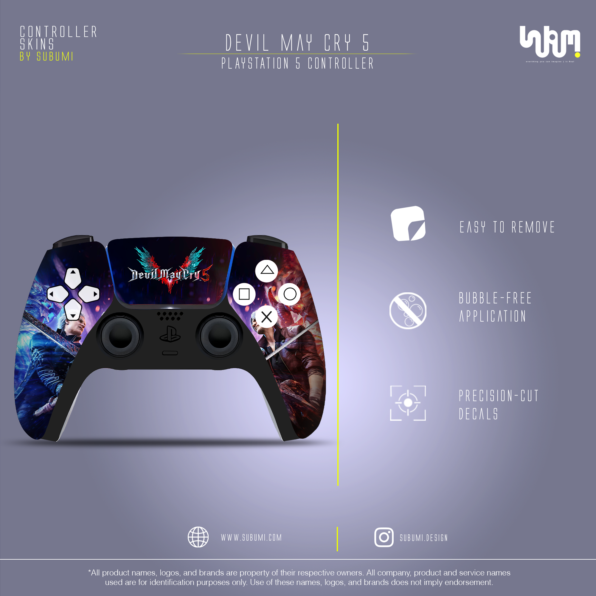 Devil May Cry 5 Controller Skin by SUBUMi
