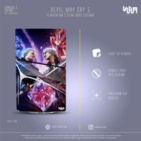 Devil May Cry 5 Console Skin by SUBUMI — PS5 Slim Disc, right side