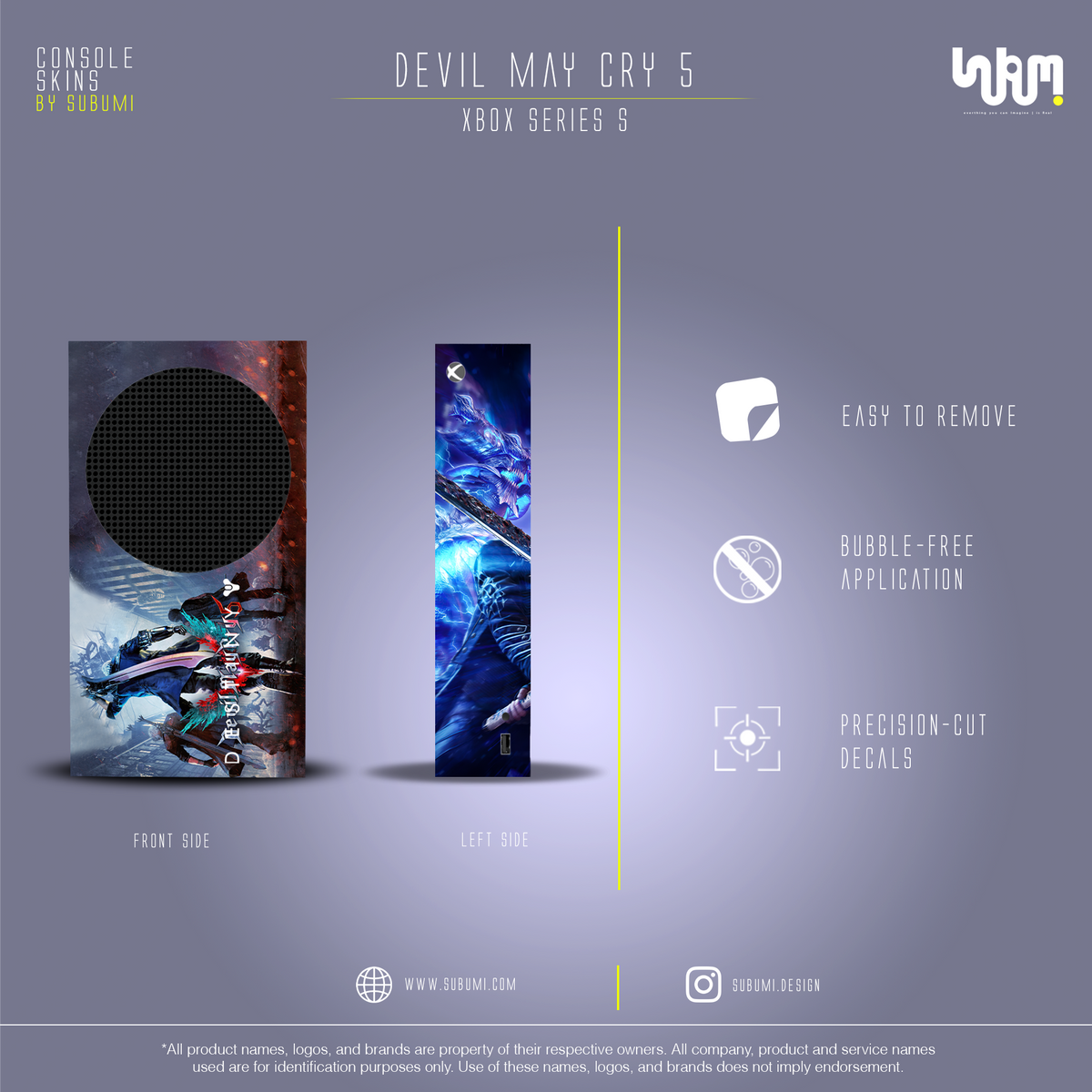 Devil May Cry 5 Console Skin by SUBUMI — Xbox Series S, left side