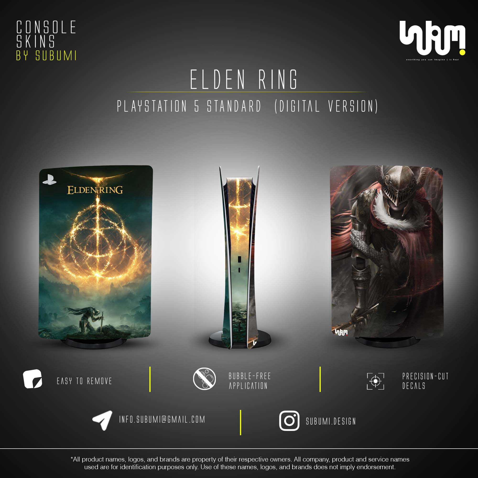 Elden Ring || PlayStation & Xbox Skins by SUBUMi