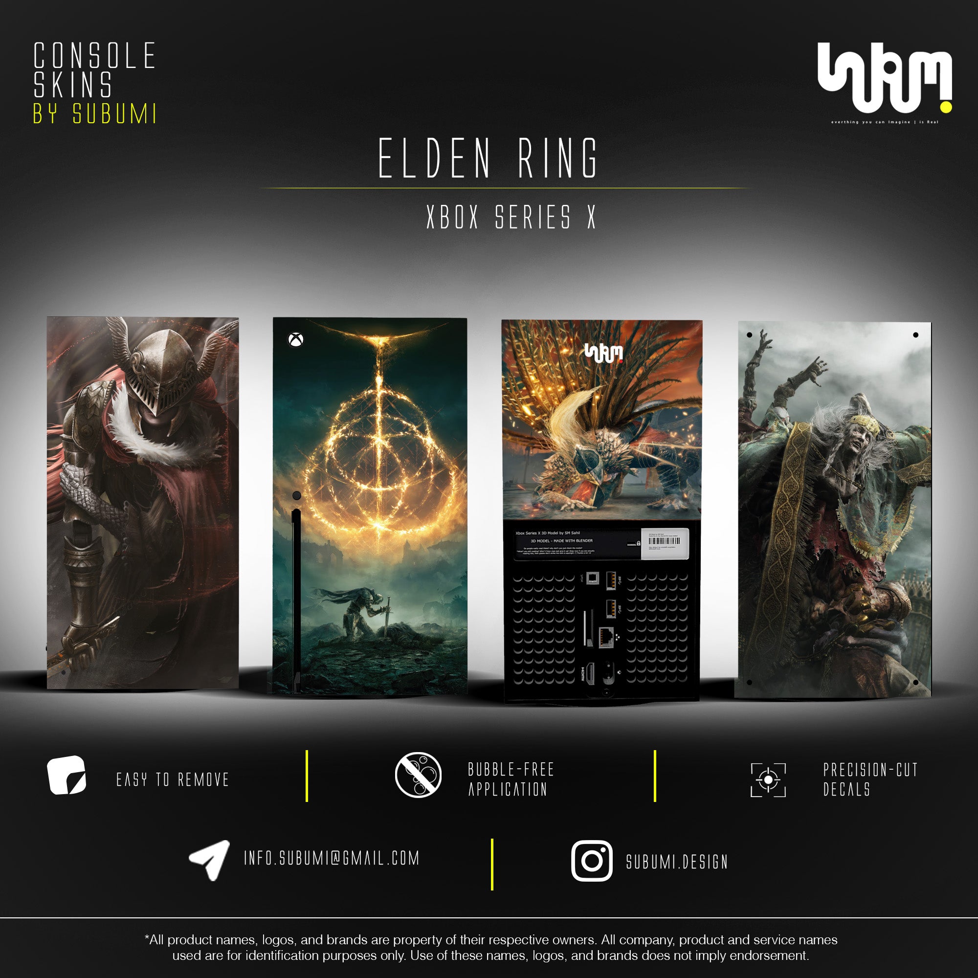 Elden Ring || PlayStation & Xbox Skins by SUBUMi