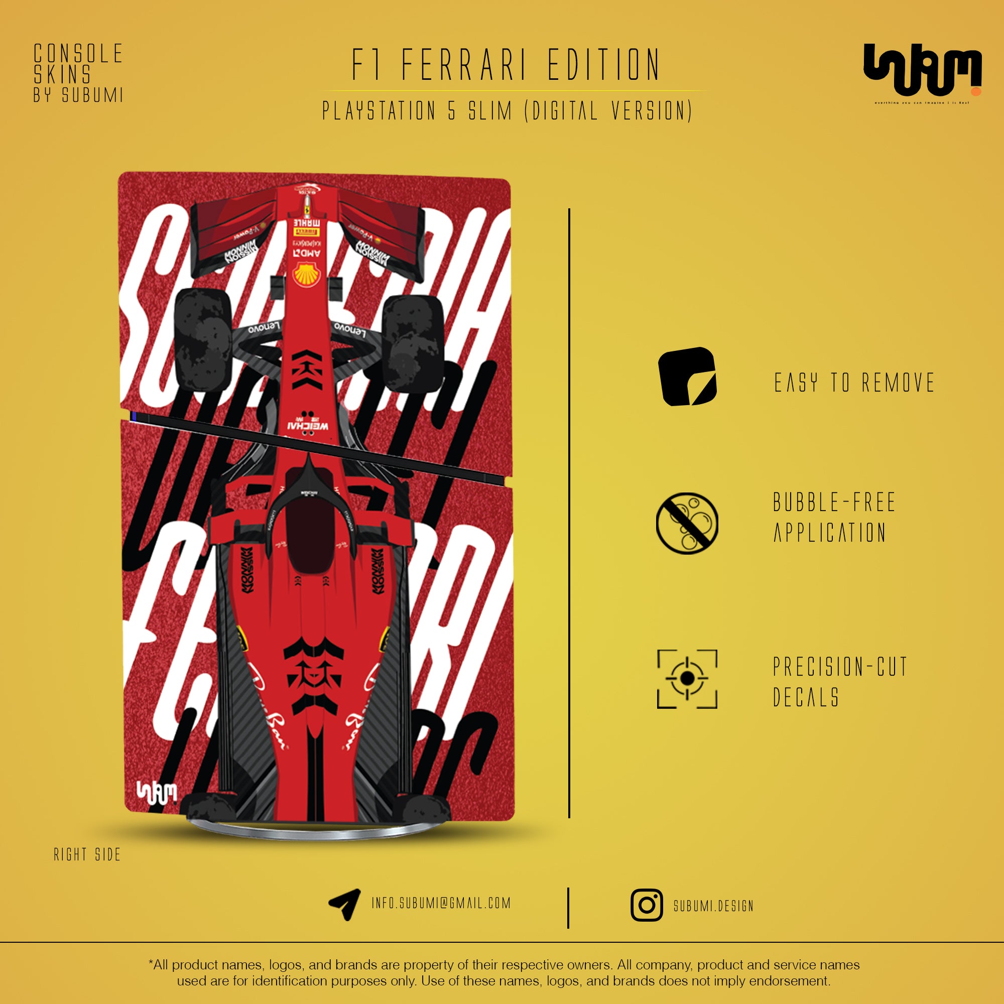 Ferrari F1 || PlayStation Skins by SUBUMi