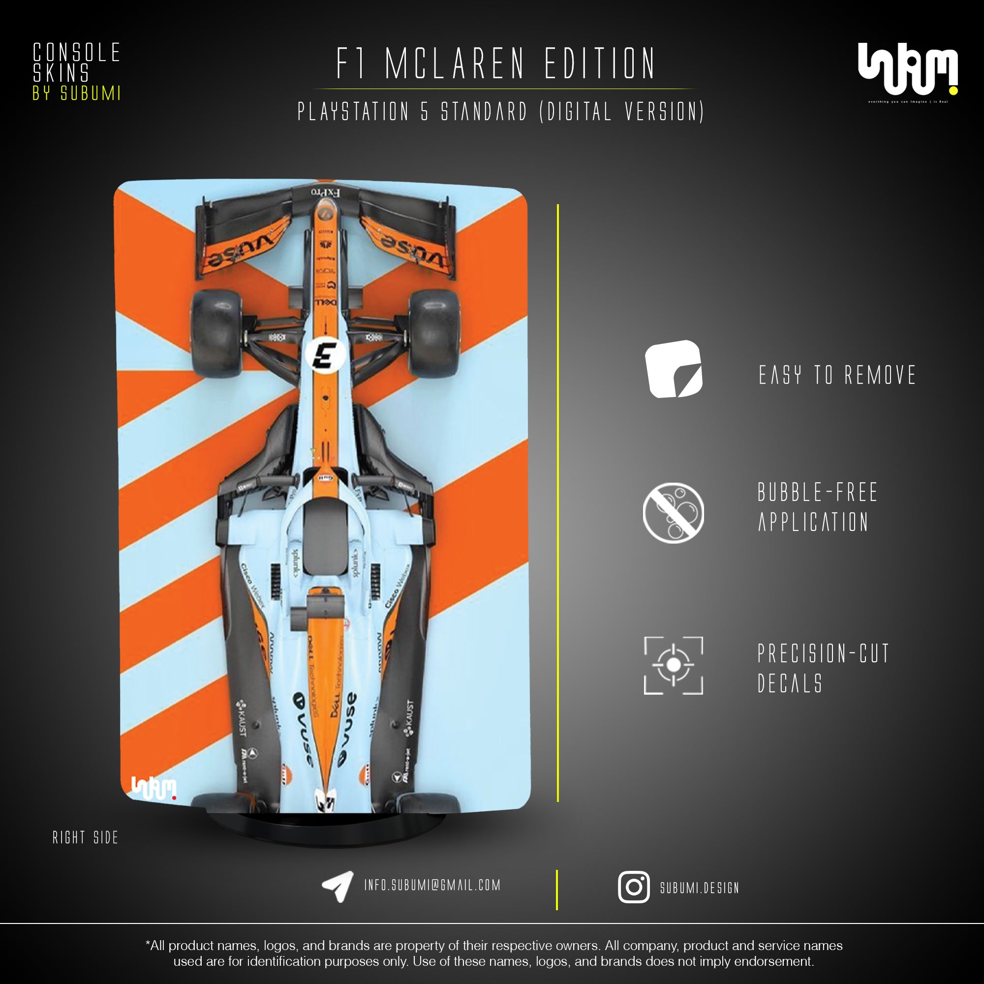 McLaren F1 || PlayStation & Xbox Skins by SUBUMi