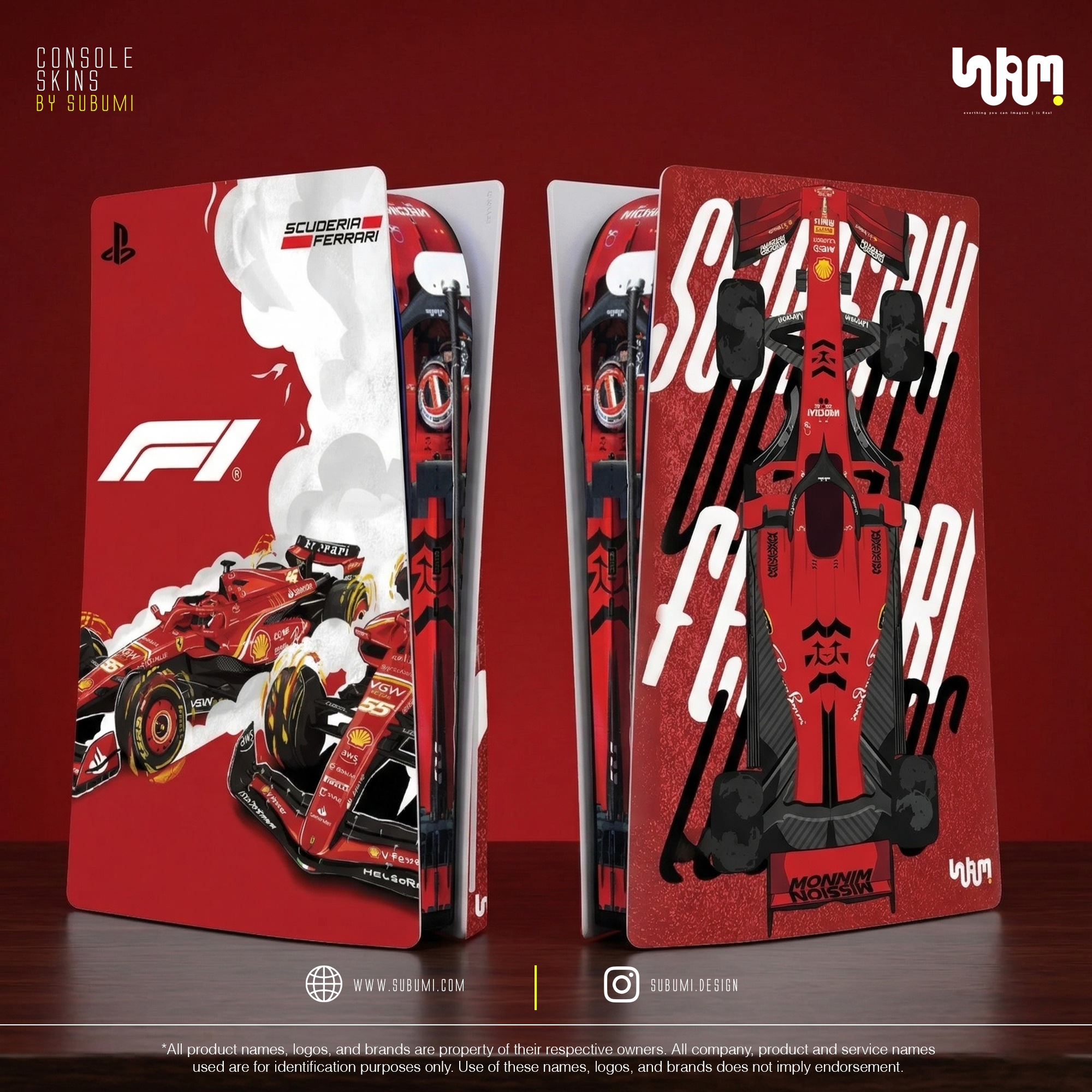 Ferrari F1 console skin