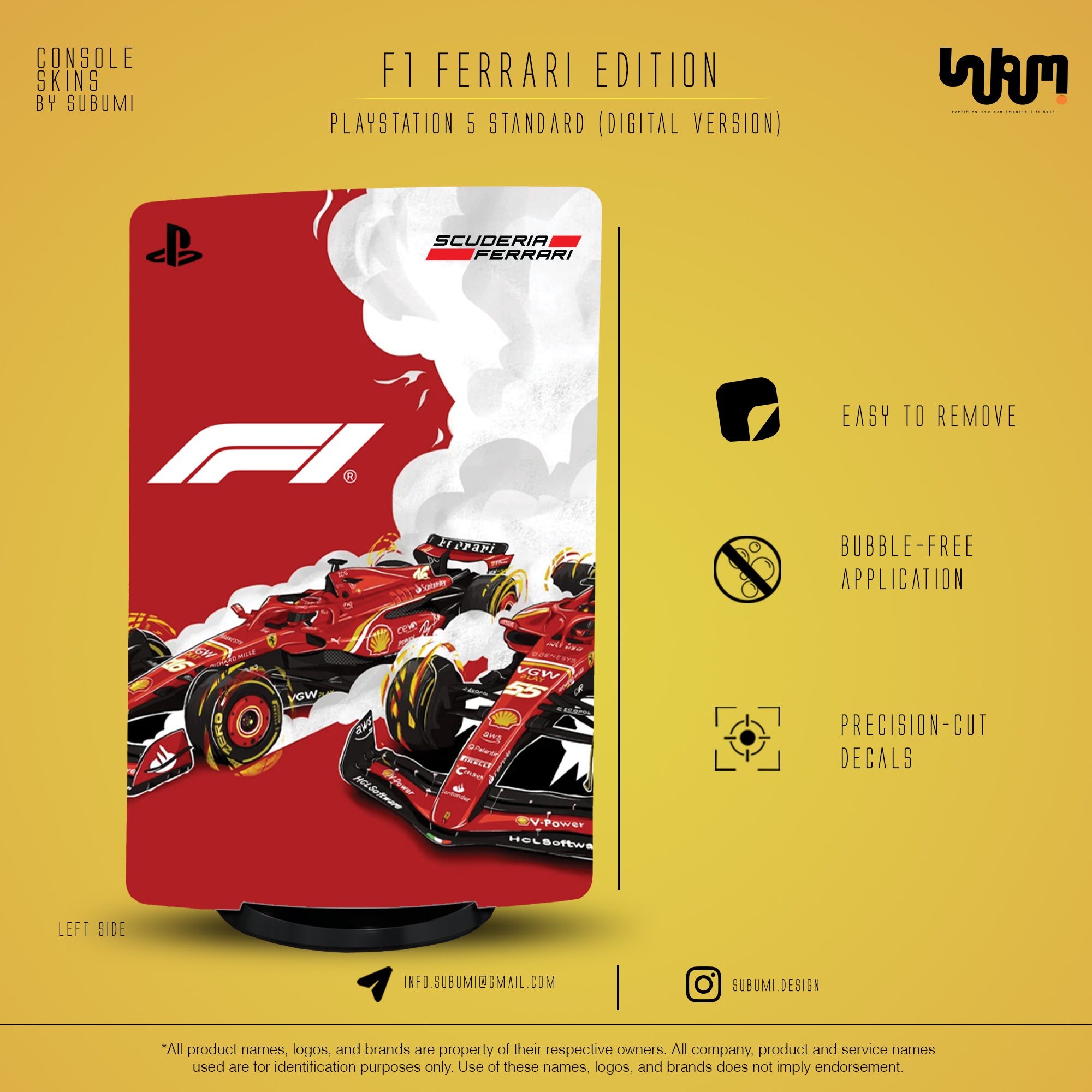 Ferrari F1 Console Skin by SUBUMI