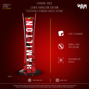 Ferrari x Lewis Hamilton PS5 Skin by SUBUMI