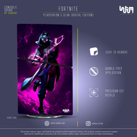Fortnite Console Skin by SUBUMI — PS5 Slim Digital, right side