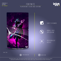 Fortnite Console Skin by SUBUMI — PS5 Slim Disc, right side