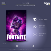 Fortnite Console Skin by SUBUMI — PS5 Standard Disc, left side