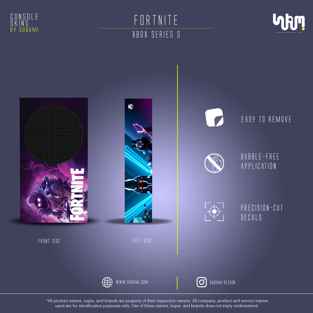 Fortnite Console Skin by SUBUMI — Xbox Series S