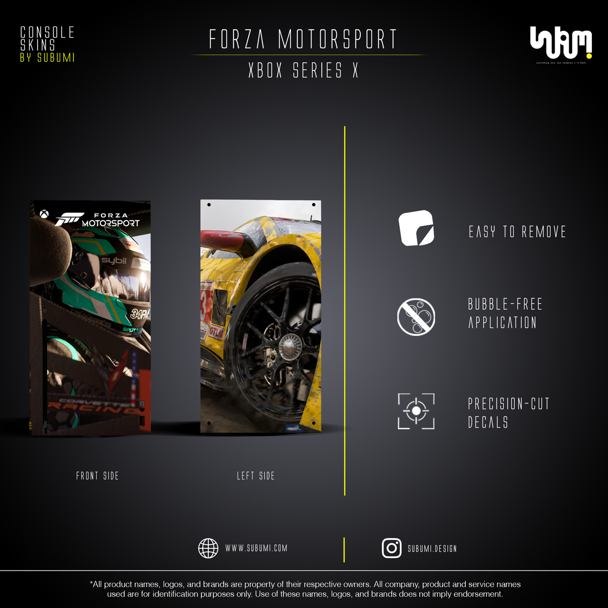 Forza Motorsport Console Skin by SUBUMI — Xbox Series X, left side