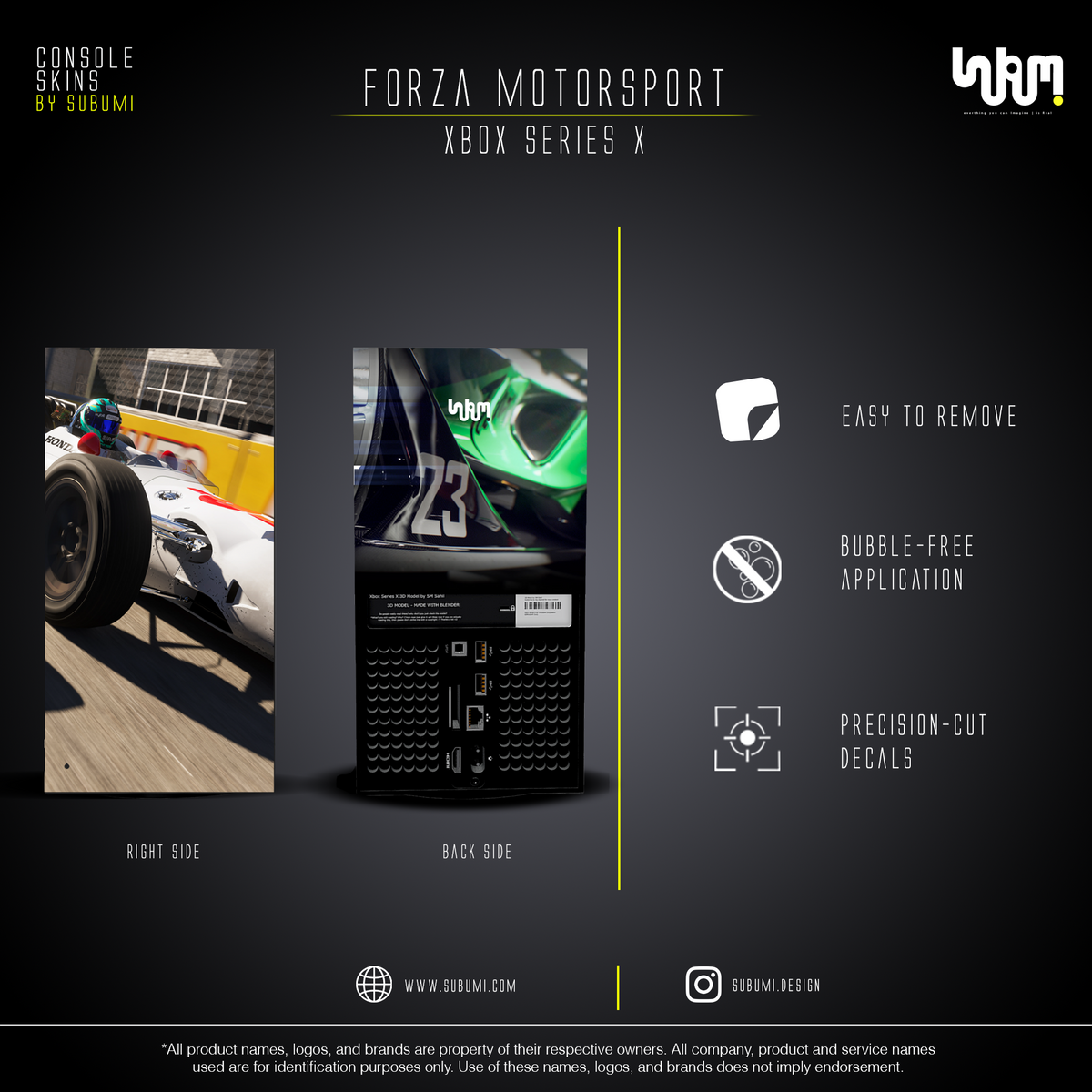 Forza Motorsport Console Skin by SUBUMI — Xbox Series X, right side