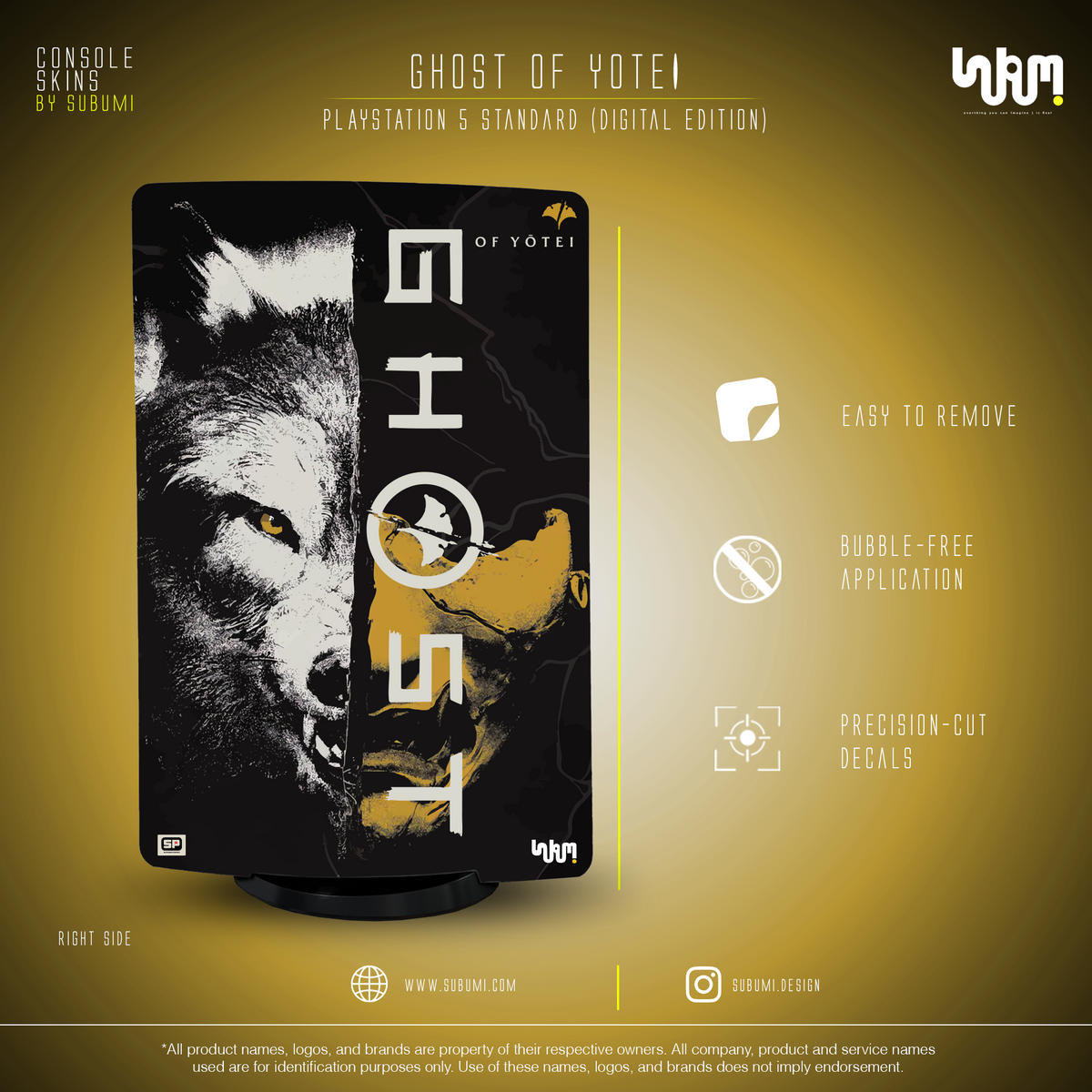 SUBUMI PS5 Ghost of yotei skin 