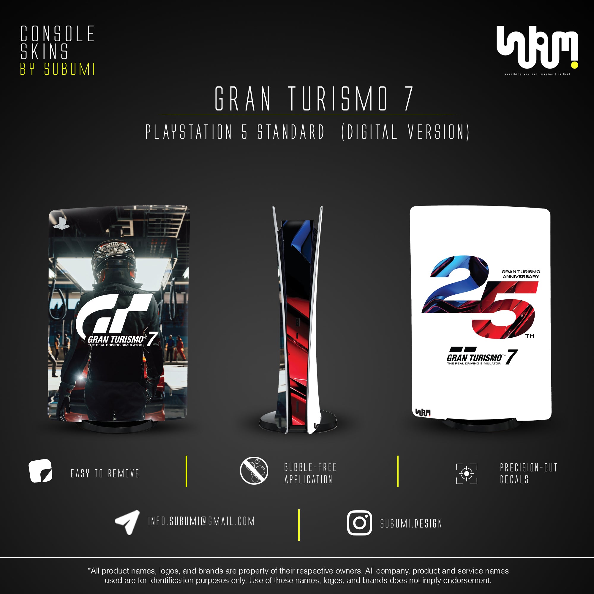 Gran Turismo 7 || PlayStation Skins by SUBUMi