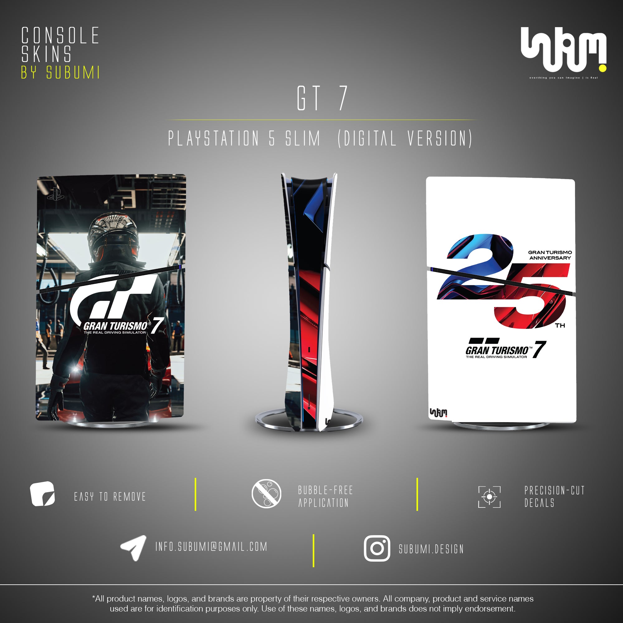 Gran Turismo 7 || PlayStation Skins by SUBUMi