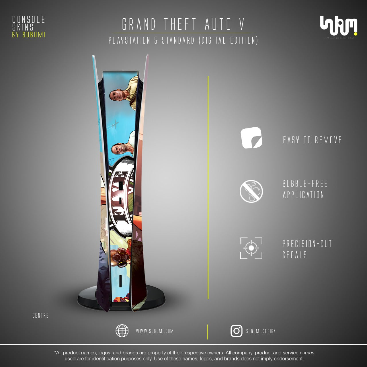 Grand Theft Auto V PS5 Skin by SUBUMI