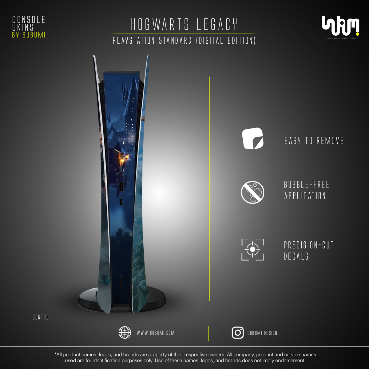 Hogwarts Legacy PS5 Skin by SUBUMI