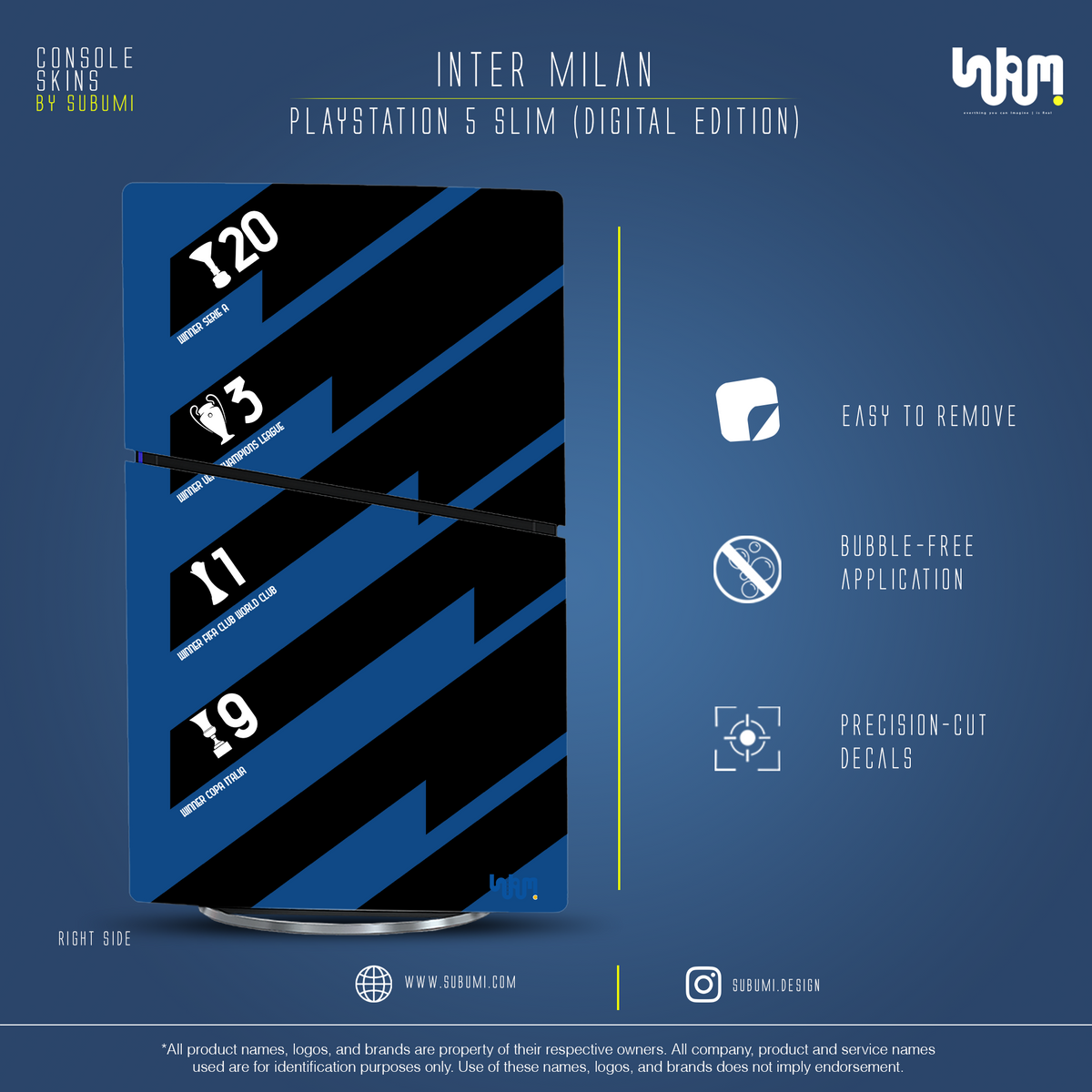 Inter Milan Console Skin by SUBUMI