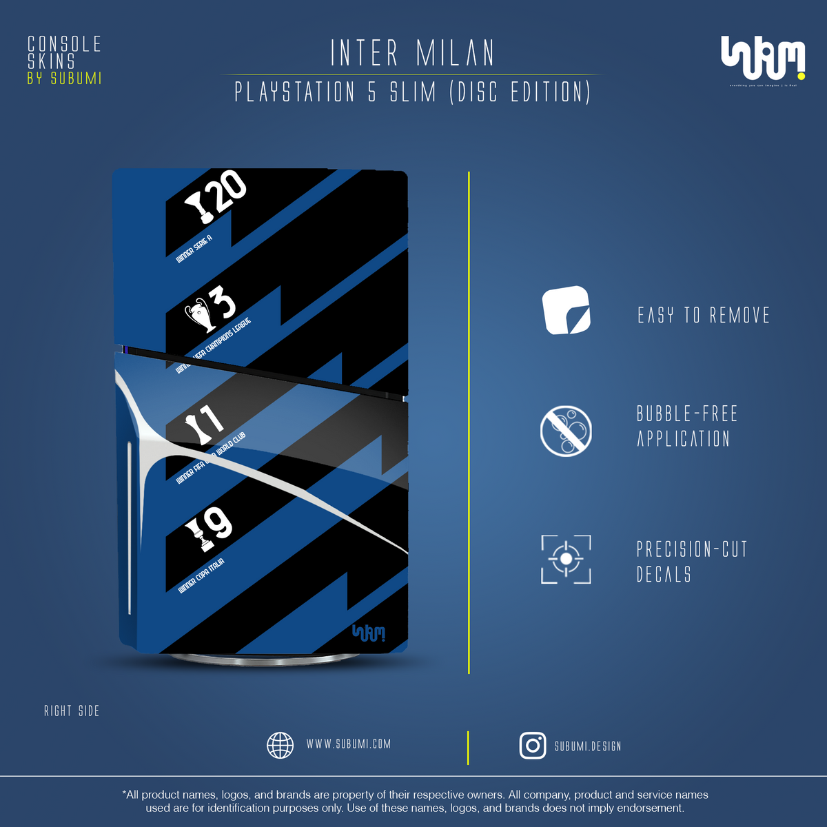 Inter Milan Console Skin by SUBUMI