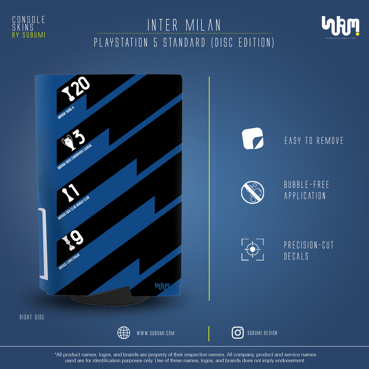 Inter Milan Console Skin by SUBUMI