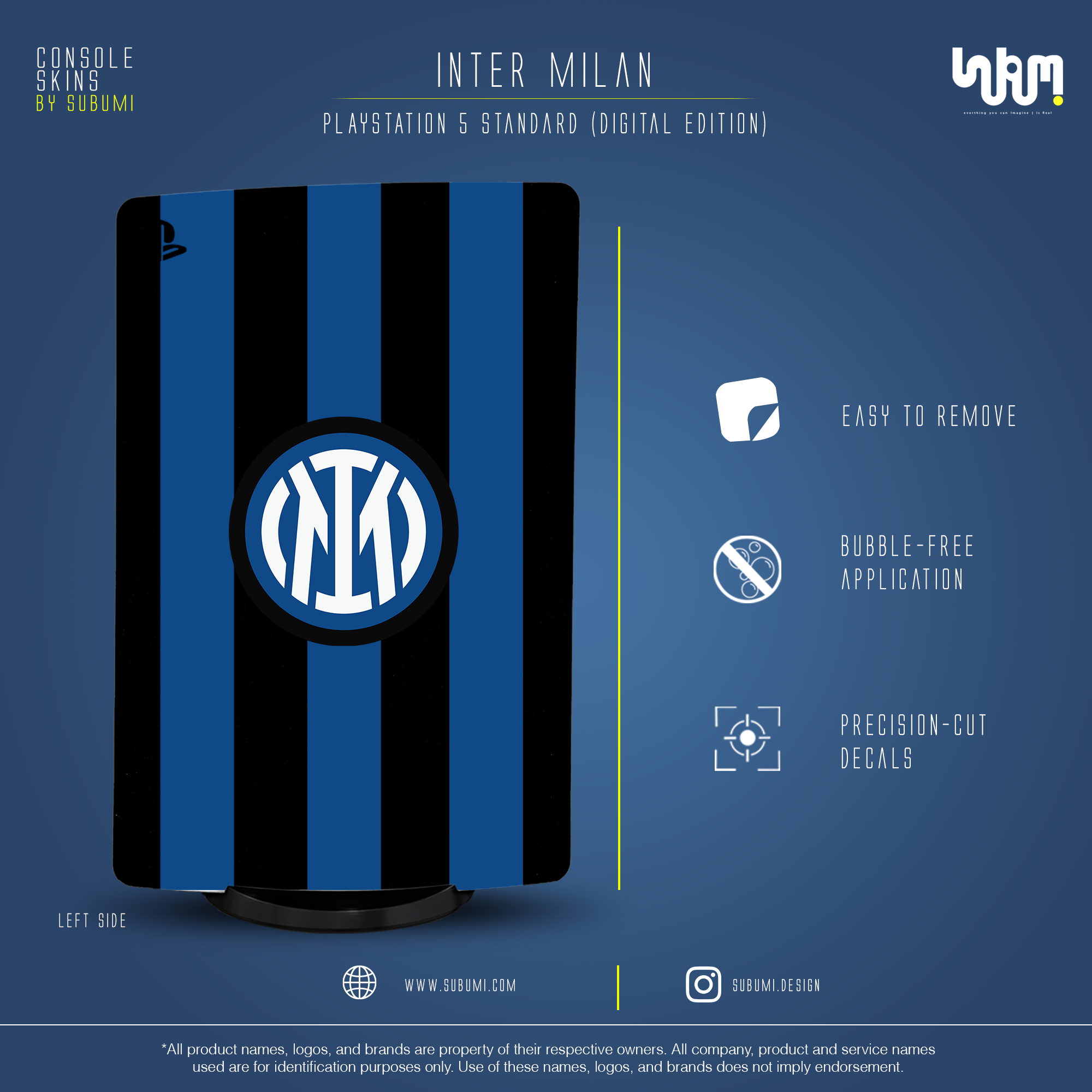 Inter Milan Console Skin (Type 1) by SUBUMI