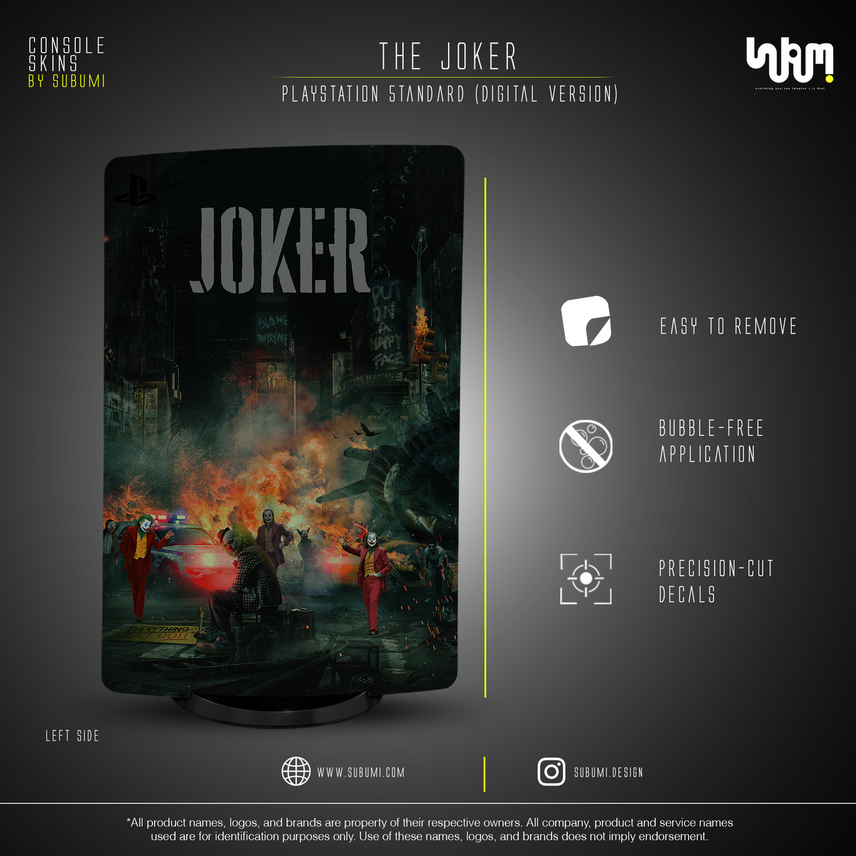 Joker console skin