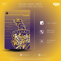 Kolkata Knight Riders IPL inspired Console Skin by SUBUMI for Playstation 5 Standard Digital