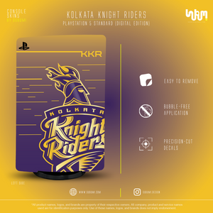 Kolkata Knight Riders IPL inspired Console Skin by SUBUMI for Playstation 5 Standard Digital