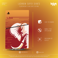 Lucknow Super Giants PS5 Console Skin | SUBUMI — left side, image 12