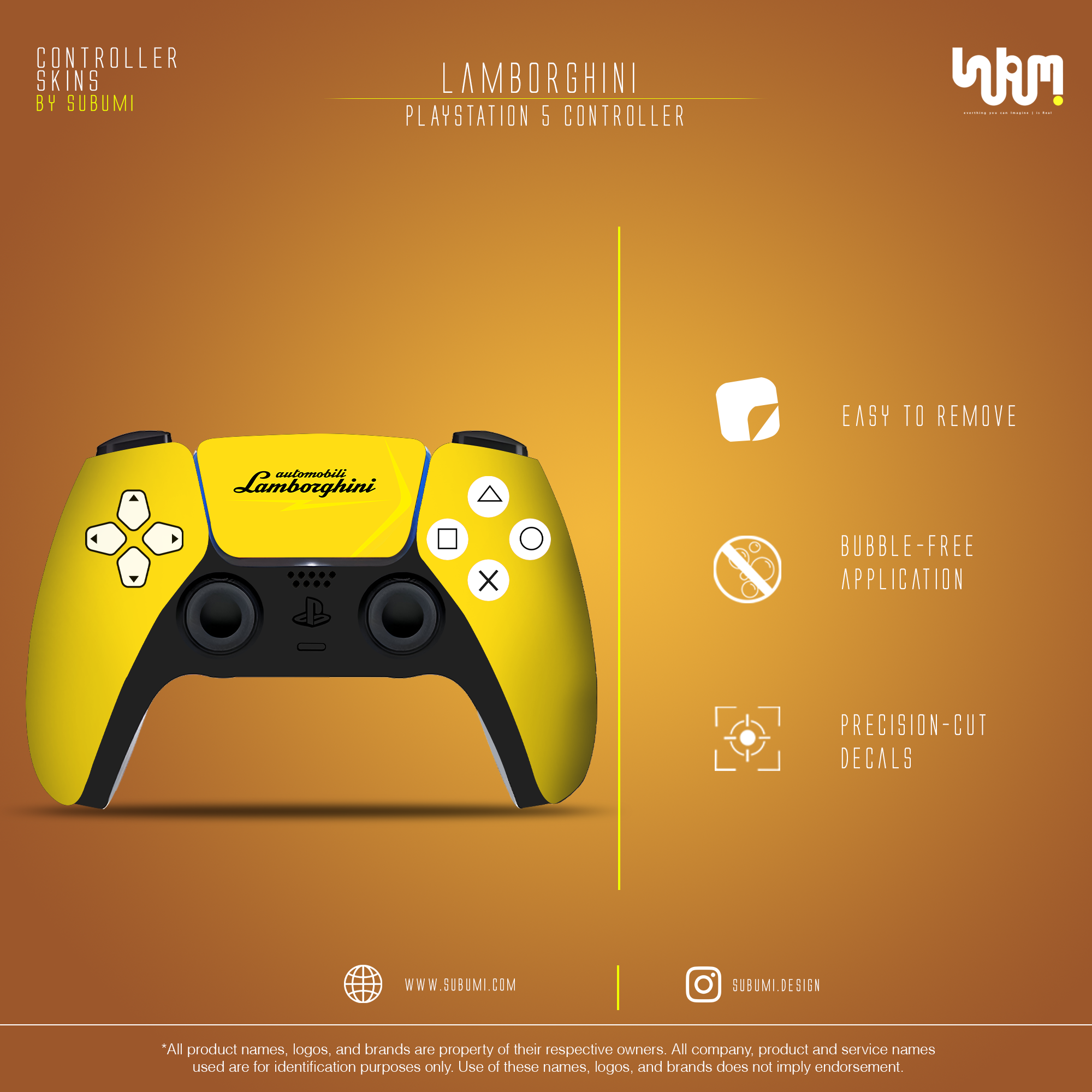 Lamborghini Controller Skin by SUBUMi