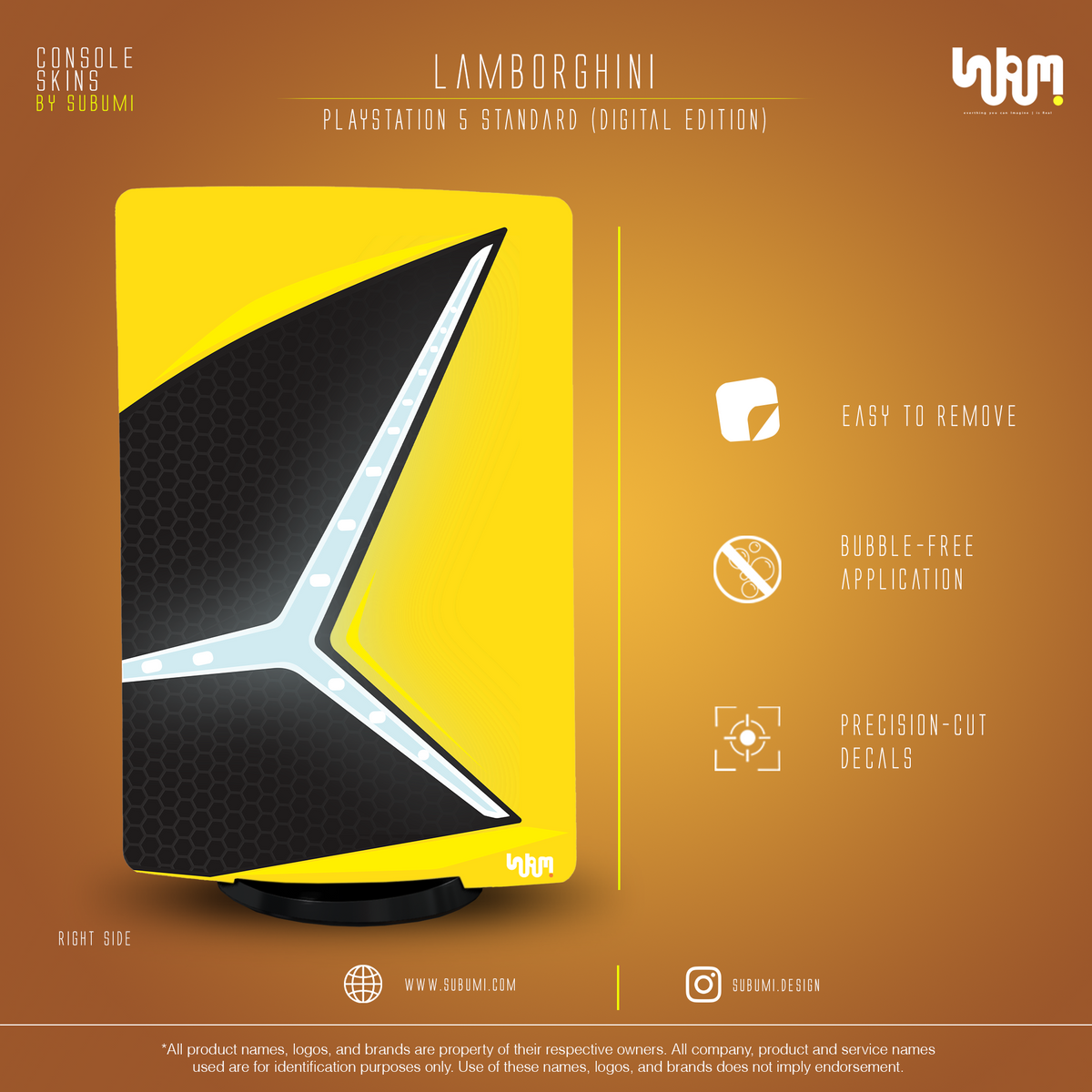 SUBUMI Lamborghini PS5 Skin 