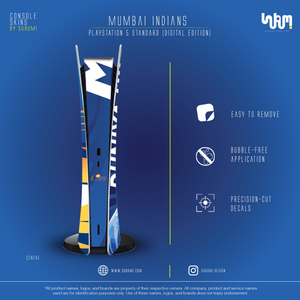 Mumbai Indians IPL inspired Console Skin by SUBUMI for Playstation 5 Standard Digital